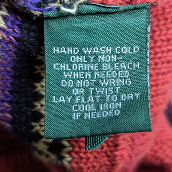 LRL Lauren Ralph Lauren Red Striped Sweater Size Small - Picture 9 of 9